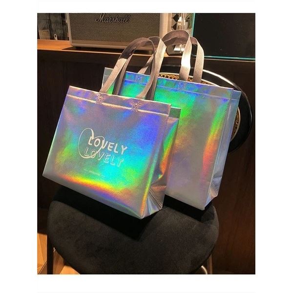 Ultrasonic Sealing Laser Film Laminated Non Woven Bags
